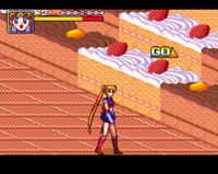 une photo d'Ã©cran de Sailor Moon sur Nintendo Super Nes